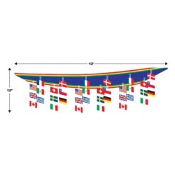 International Flag Ceiling Party Decor -Bulk Party Supplies Shop 50337 i5