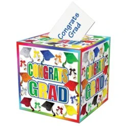 Graduation Party Card Box- Multicolor