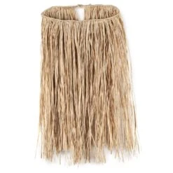 Luau Party Child Raffia Hula Skirt - Natural