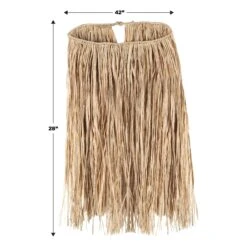Luau Party King Size Raffia Hula Skirt -Bulk Party Supplies Shop 50434 N i5