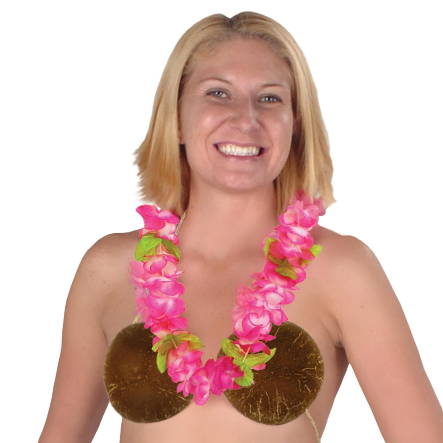 Luau Party Coconut Bikini Top 5 Luau Party Coconut Bikini Top - Image 5