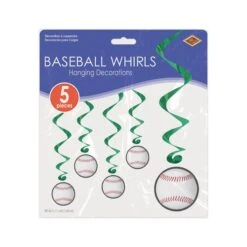 Baseball Party Whirls (5 Per Package) 7 Baseball Party Whirls (5 Per Package) -Bulk Party Supplies Shop 50497 i3