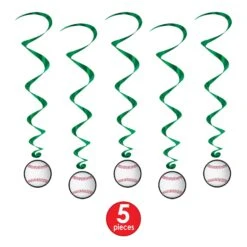 Baseball Party Whirls (5 Per Package) 8 Baseball Party Whirls (5 Per Package) -Bulk Party Supplies Shop 50497 i4