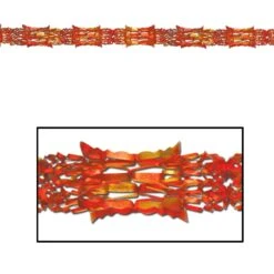 Thanksgiving Metallic Garland - Gold - Orange - Red