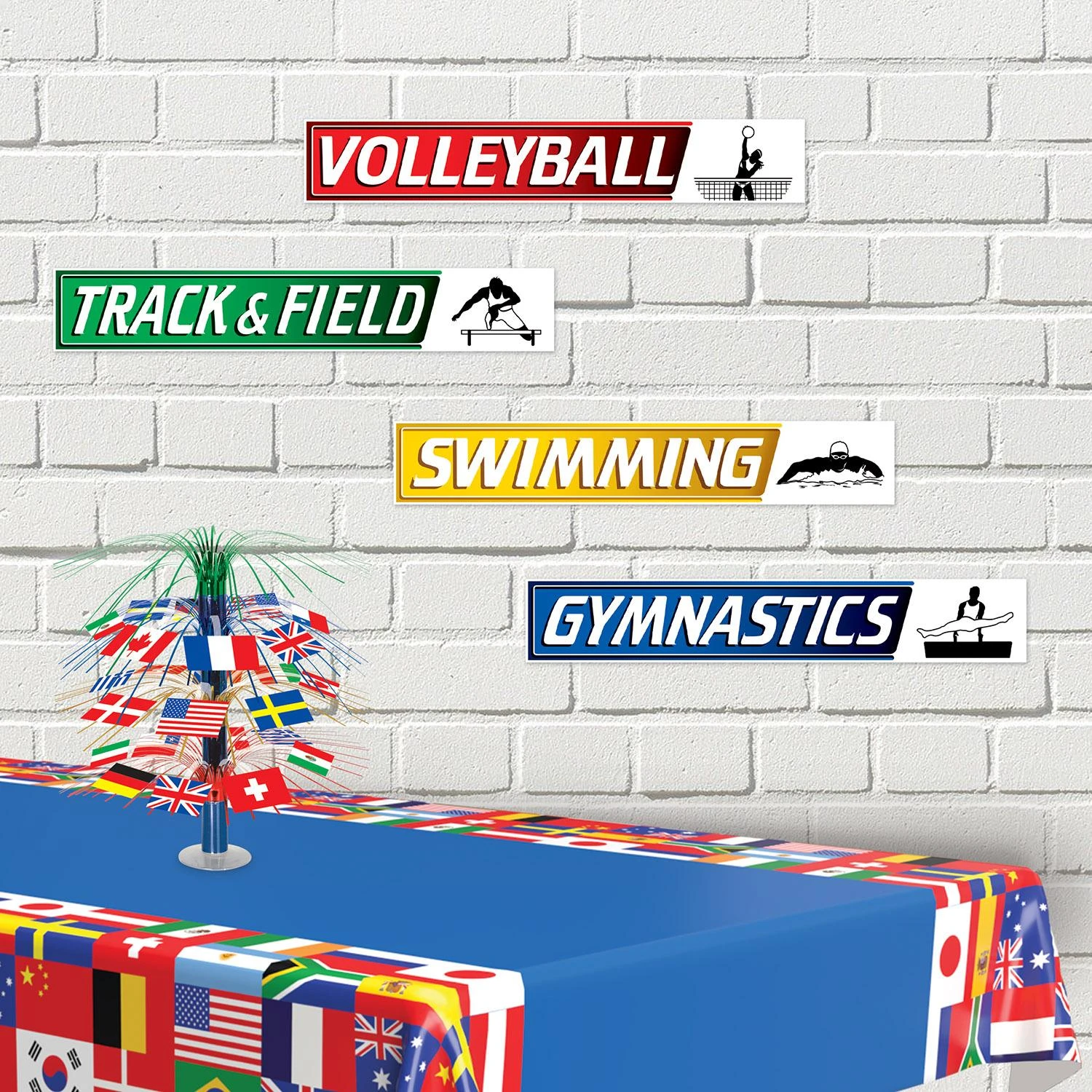 International Flag Cascade Party Centerpiece 3 International Flag Cascade Party Centerpiece - Image 3