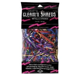 Gleam 'N Party Shreds Metallic Strands Multi-color (1.5 Oz Per Package)