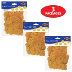 Confetti Smile Faces Yellow (1 Oz Per Package) 11 Confetti Smile Faces Yellow (1 Oz Per Package) -Bulk Party Supplies Shop 50611 i3 1