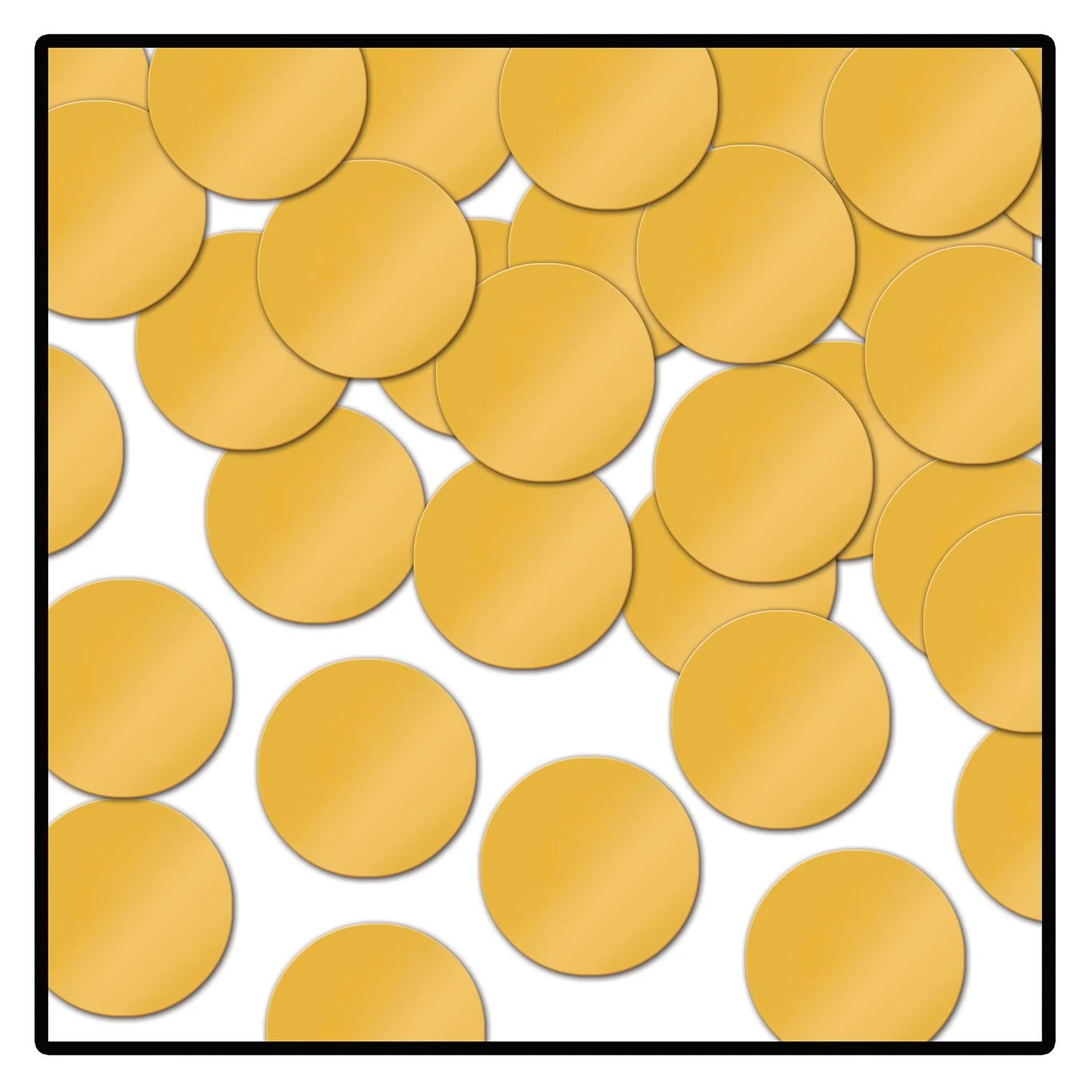 Party Confetti Dots Gold (1 Oz Per Package) 1 Party Confetti Dots Gold (1 Oz Per Package)