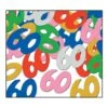 Confetti 60th Birthday Party Silhouettes Multi-color (0.5 Oz Per Package) -Bulk Party Supplies Shop 50628 MC