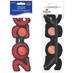 2026 Glittered Plastic Eyeglasses Assorted Colors -Bulk Party Supplies Shop 50661 26 i3