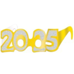 2025 Glittered Foil Eyeglasses Assorted Colors (Box Of 50) 12 2025 Glittered Foil Eyeglasses Assorted Colors (Box Of 50) -Bulk Party Supplies Shop 50676 25 i1 4