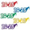 2025 Glittered Foil Eyeglasses Assorted Colors (Box Of 50)