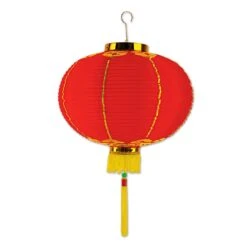 8 Inch-Good Luck Party Lantern With Tassel