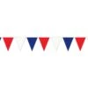 120 Ft.- Red - White & Blue Party Pennant Banner