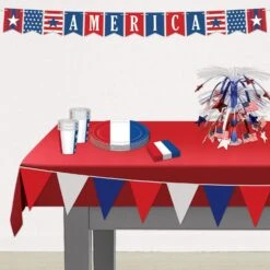 120 Ft.- Red - White & Blue Party Pennant Banner -Bulk Party Supplies Shop 50700 RWB i2 abbea423 3124 4a5f b4f4 718799bf32db