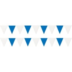 Oktoberfest Blue & White Pennant Banner 14 Oktoberfest Blue & White Pennant Banner -Bulk Party Supplies Shop 50702 BW i7