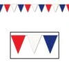 30 Ft.- Red - White & Blue Party Pennant Banner -Bulk Party Supplies Shop 50702 RWB