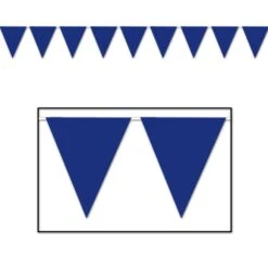 Blue Party Pennant Banner