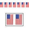 American Flag Party Pennant Banner