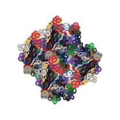 Confetti 80th Birthday Party Silhouettes Multi-color (0.5 Oz Per Package)