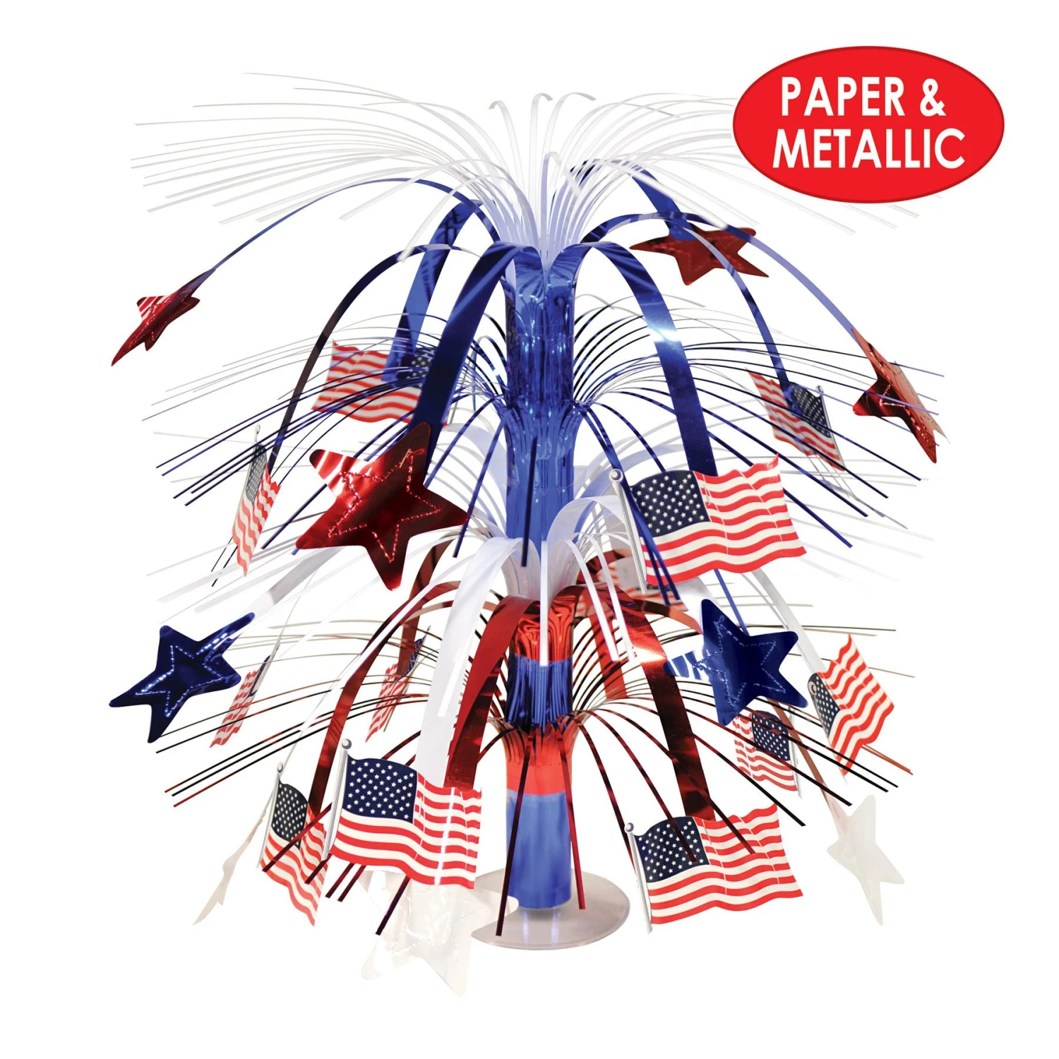 Flag Cascade Party Centerpiece 5 Flag Cascade Party Centerpiece - Image 5