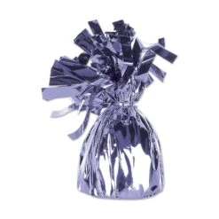 Metallic Wrapped Party Balloon Weight - Lavender