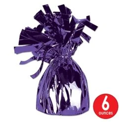 Metallic Wrapped Party Balloon Weight - Purple -Bulk Party Supplies Shop 50804 PL i4 3 e1056cff cfae 4465 a055 a5119a1e96c3