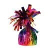Rainbow Metallic Wrapped Balloon Weight (Case Of 12) -Bulk Party Supplies Shop 50804 RB