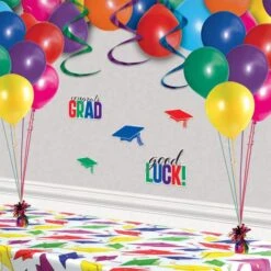 Rainbow Metallic Wrapped Balloon Weight (Case Of 12) 7 Rainbow Metallic Wrapped Balloon Weight (Case Of 12) -Bulk Party Supplies Shop 50804 RB i2 1 metallic wrapped balloon weight