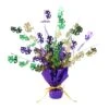 Mardi Gras Gleam 'N Burst Centerpiece -Bulk Party Supplies Shop 50805
