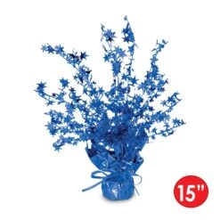 Star Party Gleam 'N Burst Centerpiece - Blue -Bulk Party Supplies Shop 50806 B i5