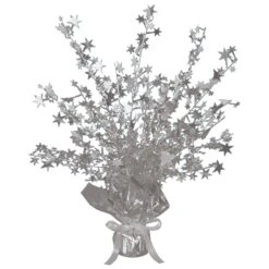 Star Graduation Party Gleam 'N Burst Centerpiece - Silver