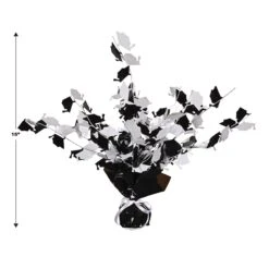 Graduate Cap Graduation Party Gleam 'N Burst Centerpiece - Black & White 7 Graduate Cap Graduation Party Gleam 'N Burst Centerpiece - Black & White -Bulk Party Supplies Shop 50807 BKW i5