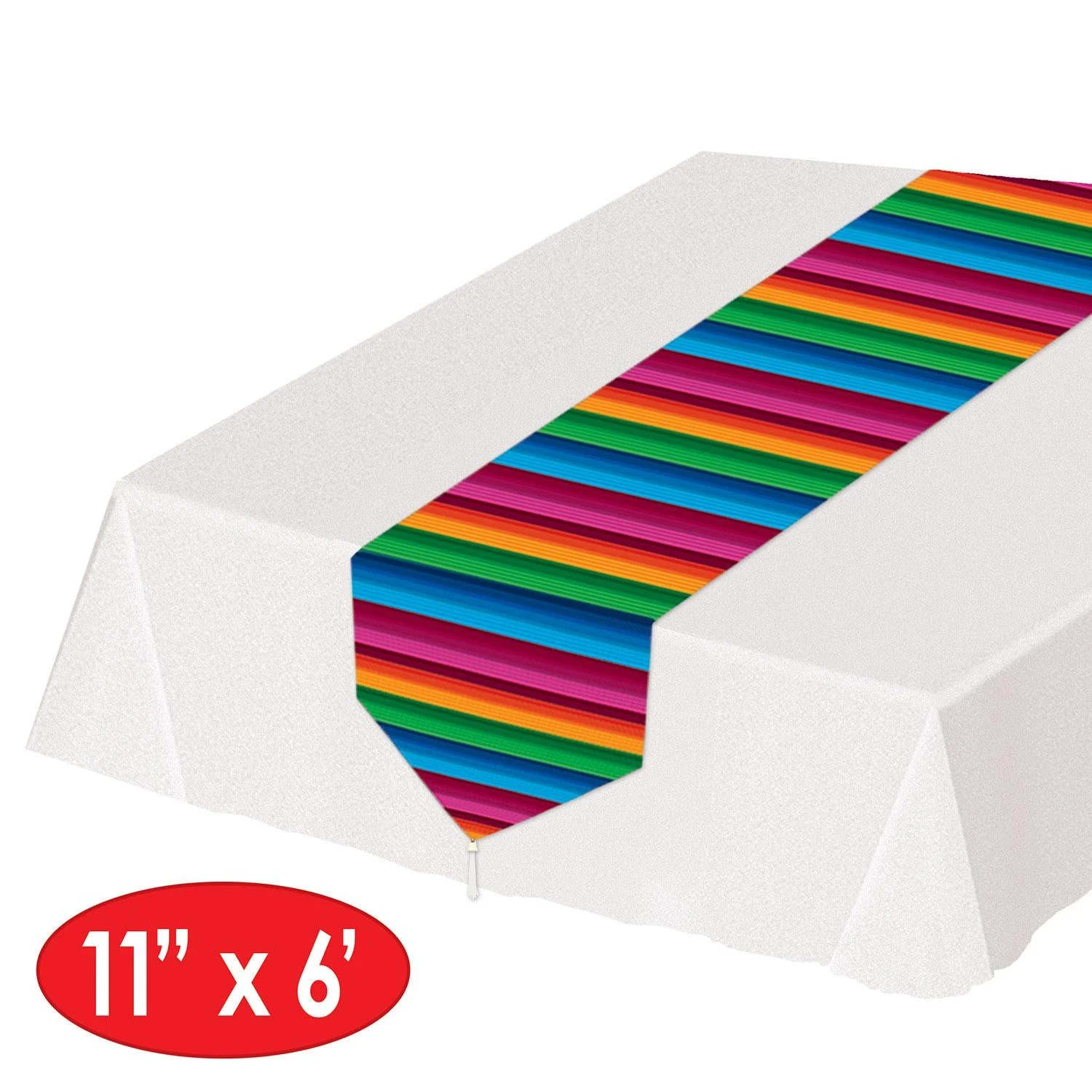 Printed Fiesta Paper Table Runner 5 Printed Fiesta Paper Table Runner - Image 5