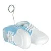 Baby Shoes Photo/Balloon Holder - White With Lt Blue Upper -Bulk Party Supplies Shop 50947 LB