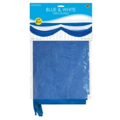 Oktoberfest Fabric Bunting- Solid Blue And White -Bulk Party Supplies Shop 50948 BW i3