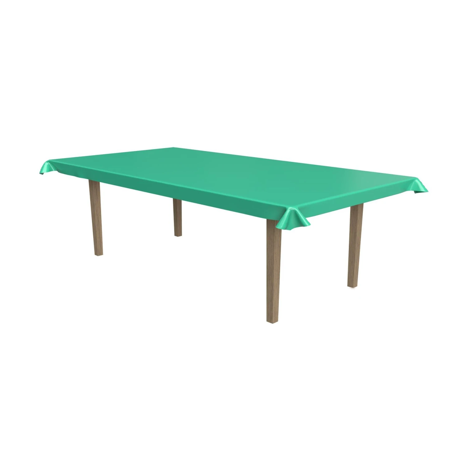 Green Plastic Party Table Roll 1 Green Plastic Party Table Roll