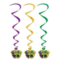 3 Ft. Mardi Gras Whirls