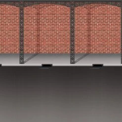 Mardi Gras Brick Wall & Street Backdrop