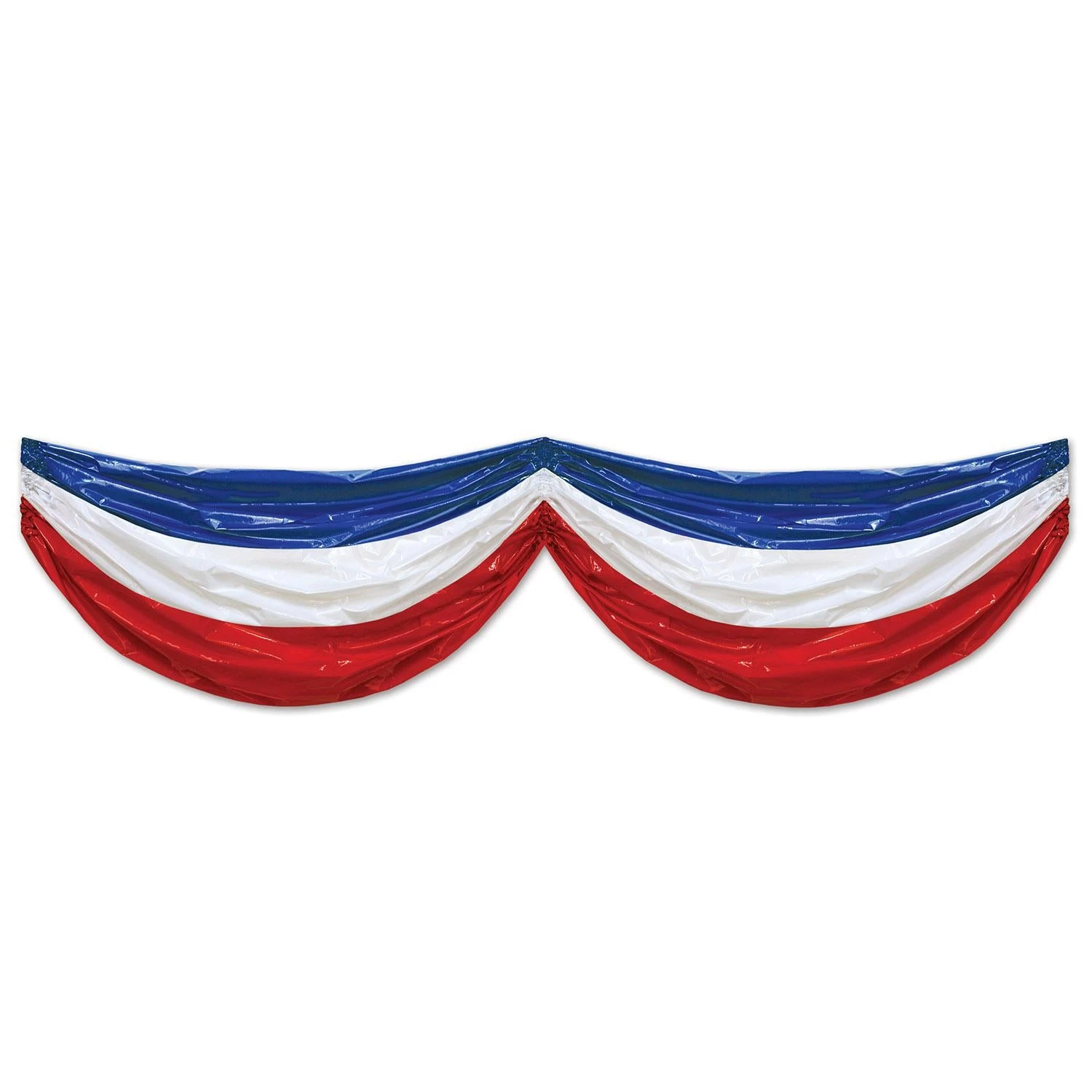 Patriotic Plastic Party Bunting 1 Patriotic Plastic Party Bunting