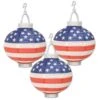 Light-Up Patriotic Party Paper Lanterns (3 Per Package) -Bulk Party Supplies Shop 52146