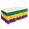 Mardi Gras Table Skirting -Bulk Party Supplies Shop 52170 GGP