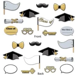 Graduation Party Photo Fun Signs (11 Per Package)
