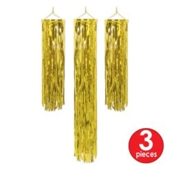 Mardi Gras 1-Ply Mini Gleam 'N Columns Gold (3 Per Package) 10 Mardi Gras 1-Ply Mini Gleam 'N Columns Gold (3 Per Package) -Bulk Party Supplies Shop 53305 GD i4 1