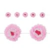 Tissue Flower Garland - Pink & White -Bulk Party Supplies Shop 53315