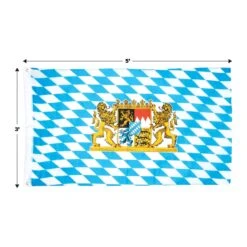 Bavarian Oktoberfest Flag -Bulk Party Supplies Shop 53332 i5