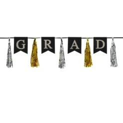 Grad Tassel Graduation Party Streamer