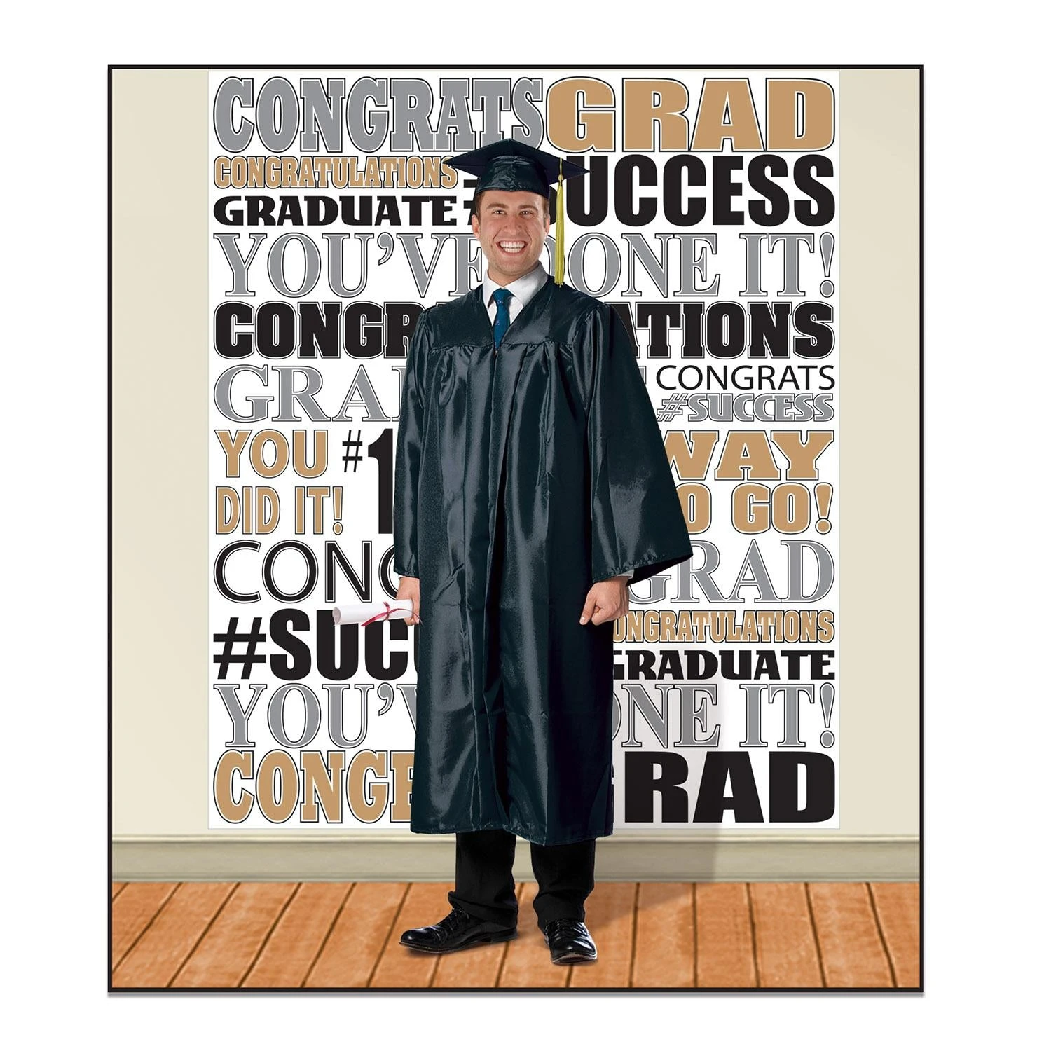 Graduation Party Insta-Mural Decoration Photo Op 2 Graduation Party Insta-Mural Decoration Photo Op - Image 2