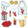 Mardi Gras Crawfish Photo Fun Signs (11 Per Package) 4 Mardi Gras Crawfish Photo Fun Signs (11 Per Package) -Bulk Party Supplies Shop 53371