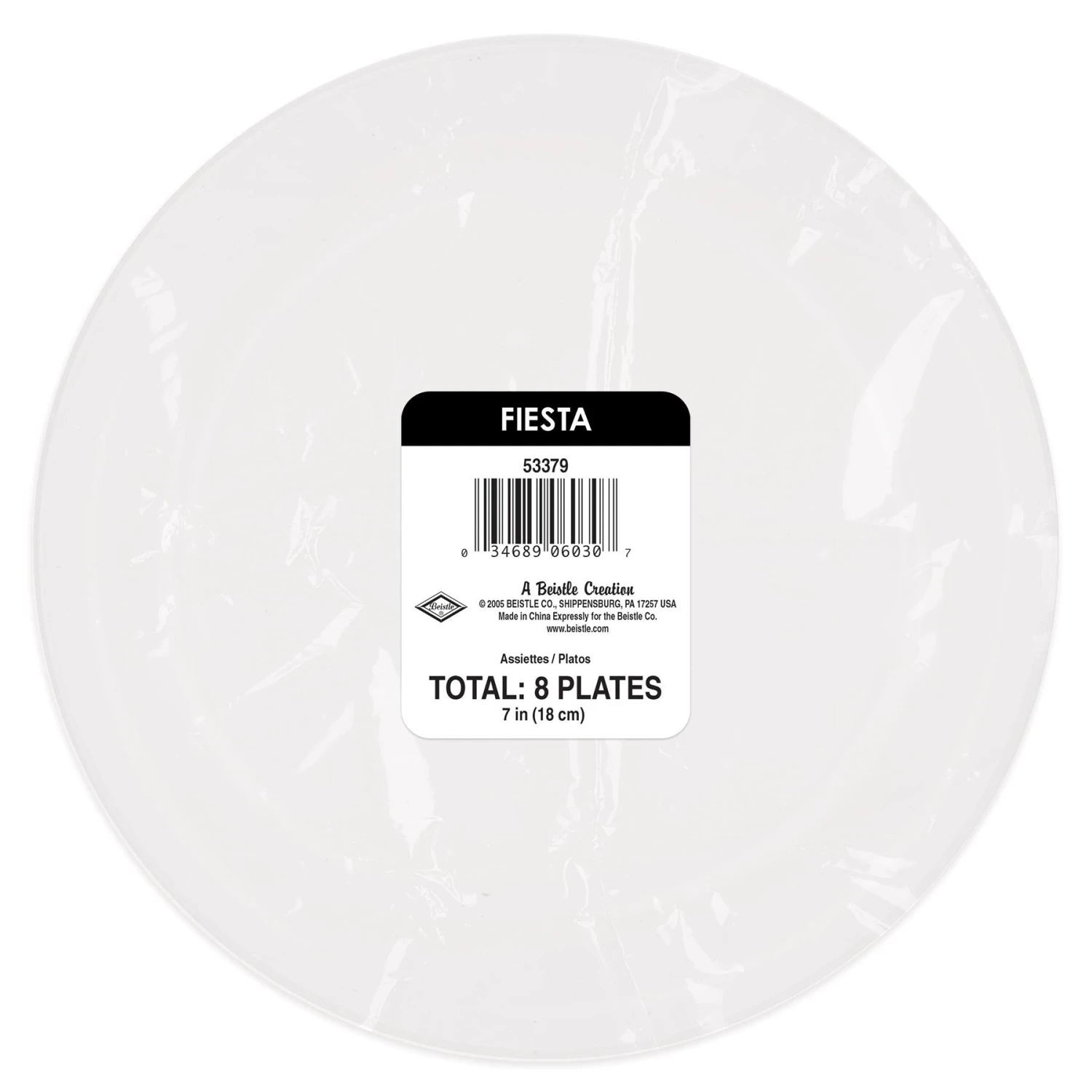 Fiesta Paper Plates 7 Inch (8 Per Package) 2 Fiesta Paper Plates 7 Inch (8 Per Package) - Image 2